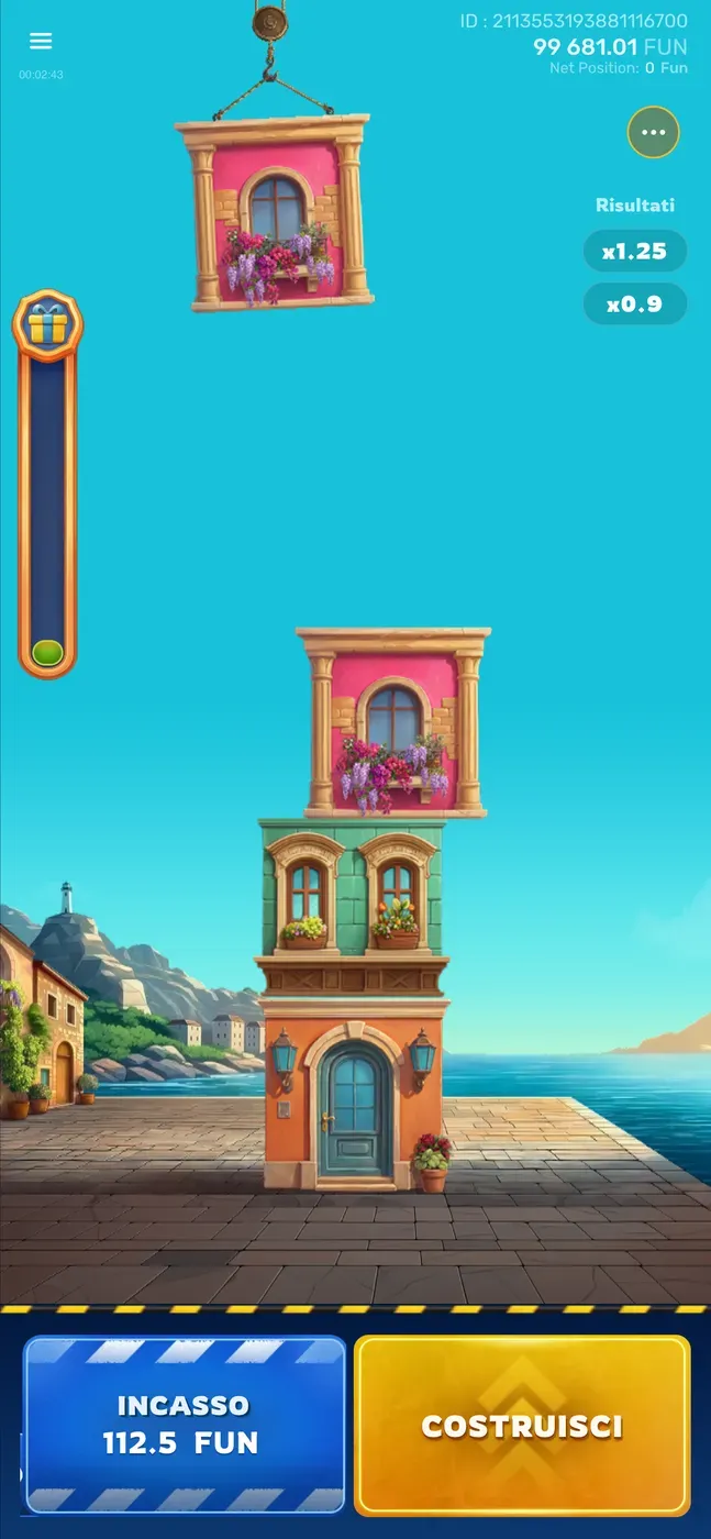 Tower Rush 2 sul telefono, versione verticale della demo ufficiale